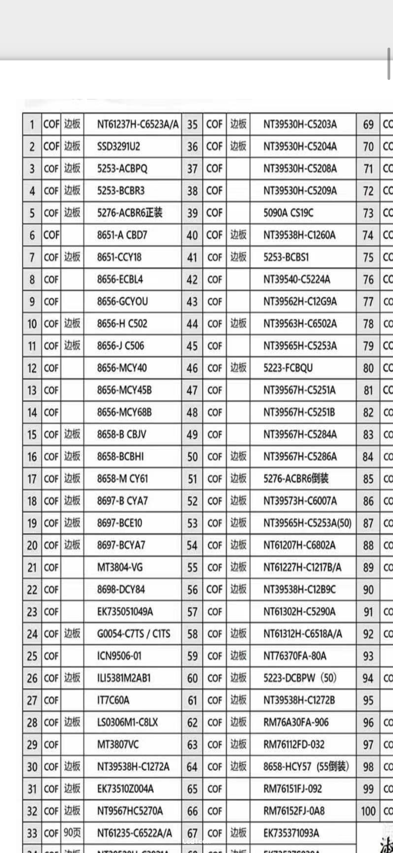 100款飞线图总汇-LED TCON